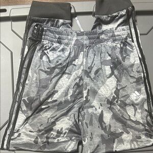 Adidas Kids Gray Camo Joggers